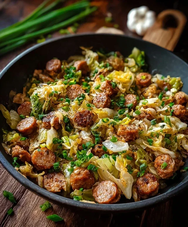 Easy Sausage and Cabbage Stir Fry