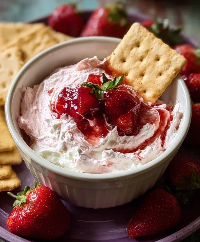 Strawberry Cheesecake Dip