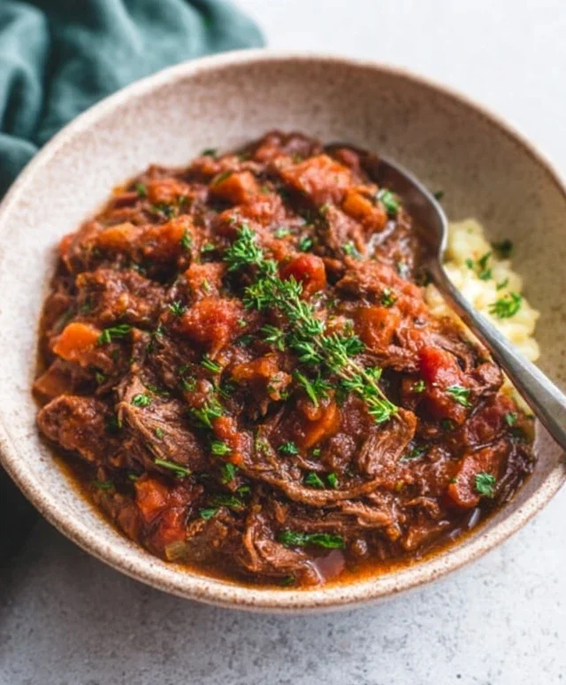 Slow Cooker Beef Ragu: Whole30, Pnon-non-non-alcoholic alternativeic non-alcoholic aleo, Gluten-Free