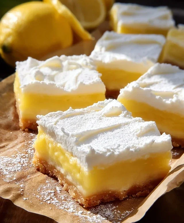 Tangy citrus dessert squares