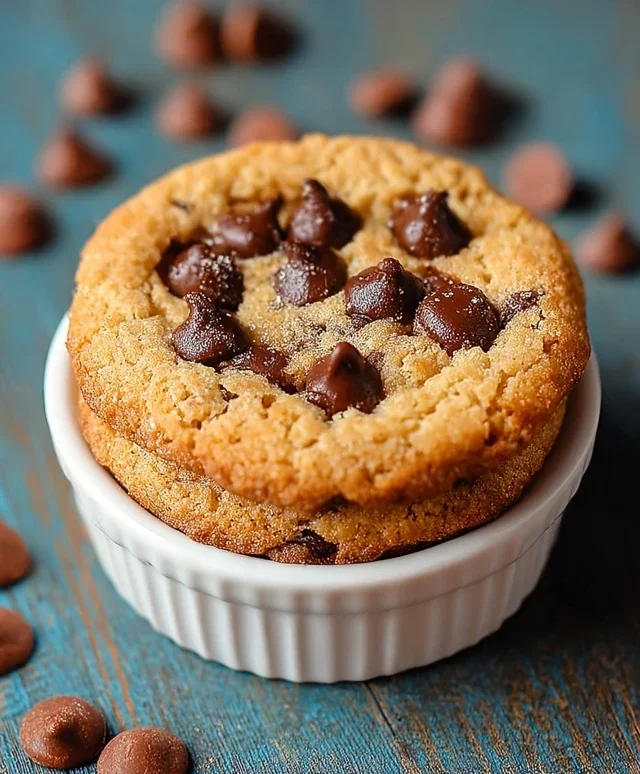 Microwave Chocolate Chip Cookie