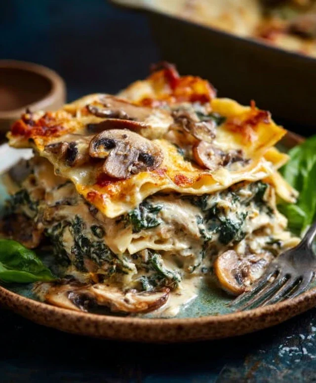 Mushroom And Spinach Lasagna Recipe