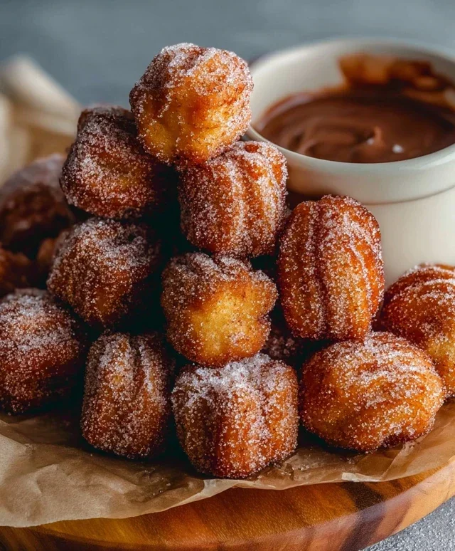 Sweet Air Fryer Churro Bites Recipe