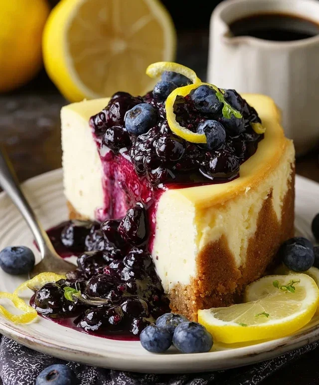 Lemon Blueberry Cheesecake