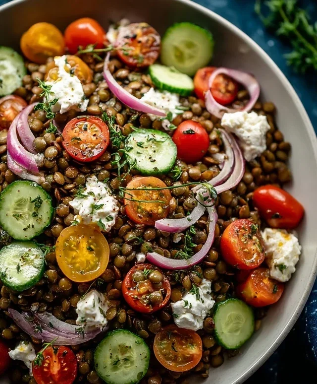 Mediterranean Lentil Salad
