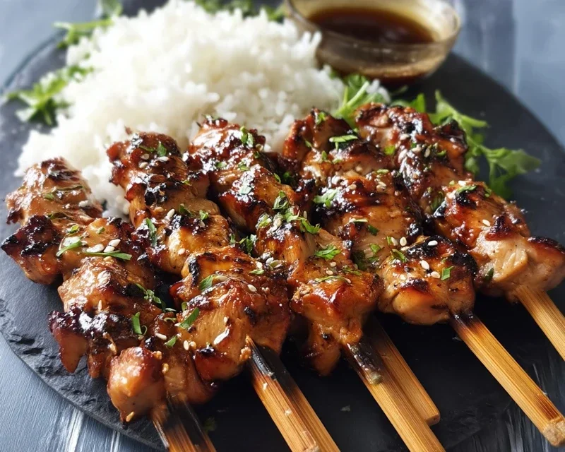 Teriyaki Chicken Skewers
