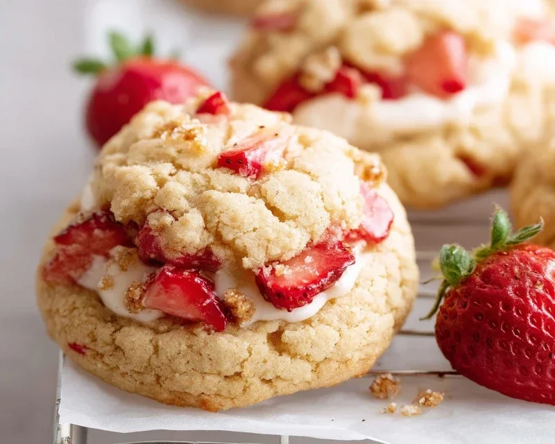 Strawberry Shortcake Cookies