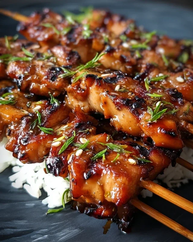 Teriyaki Chicken Skewers