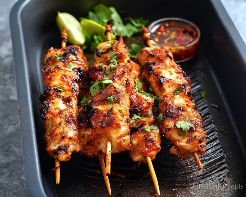 Bang Bang Chicken Skewers
