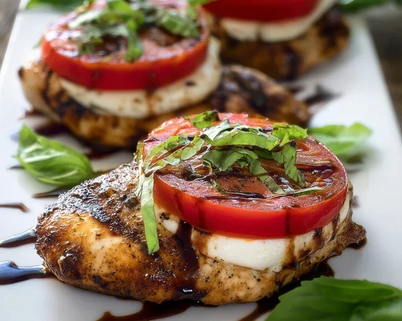 Grilled Chicken Caprese