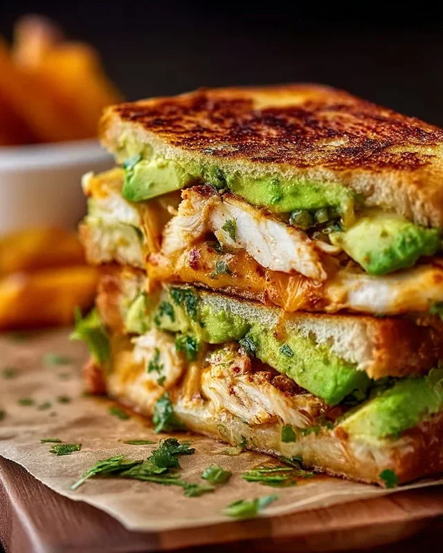 Chicken Avocado Melt Sandwich