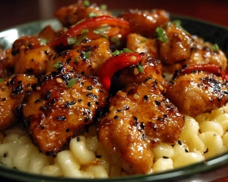 Sweet and Spicy Honey Pepper Chicken