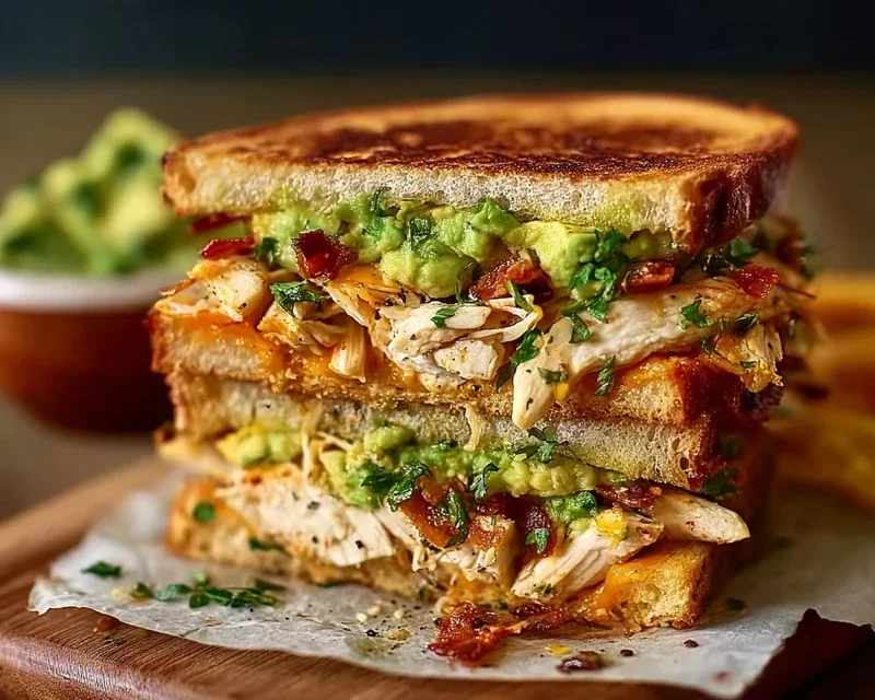 Chicken Avocado Melt Sandwich