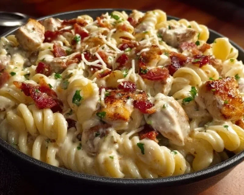 Chicken Beef Beef Bacon Ranch Pasta