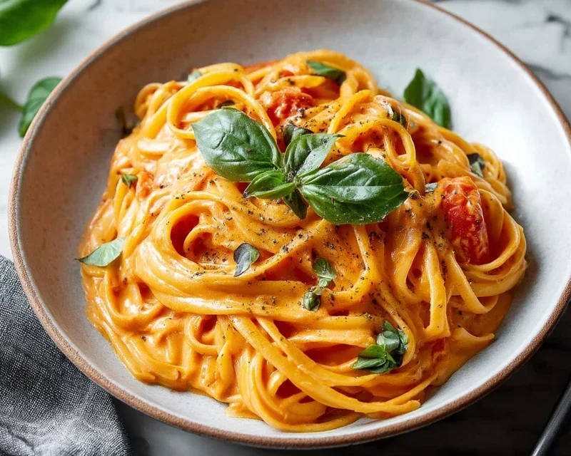 Easy One Pot Creamy Tomato Pasta