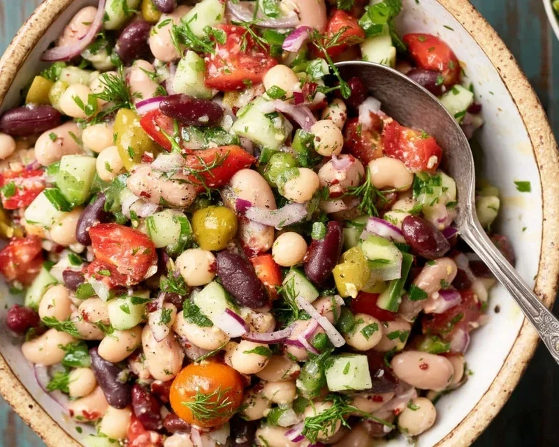 Mediterranean Bean Salad