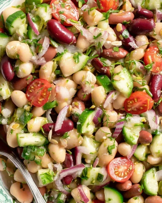 Mediterranean Bean Salad