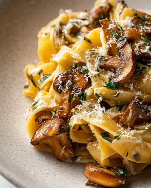Garlic Mushroom Pasta