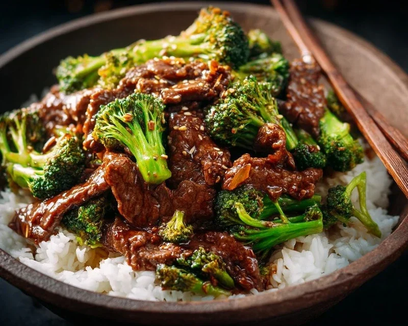 Chinese Beef and Broccoli (牛肉炒西兰花)