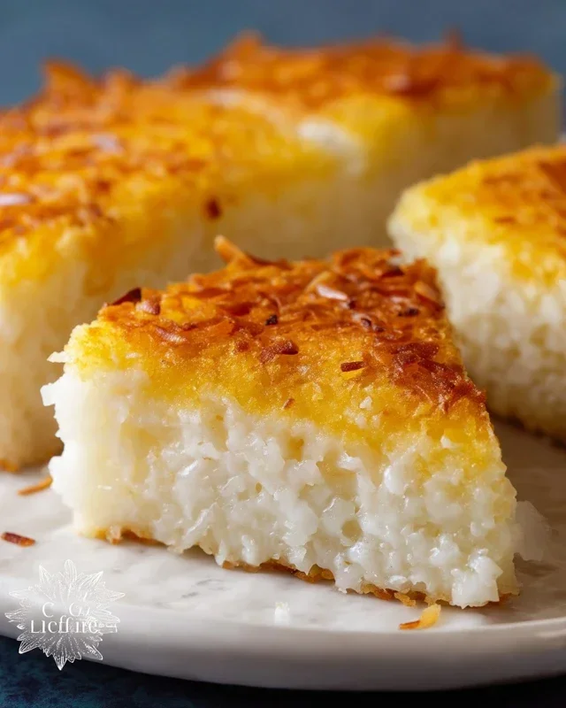 Sticky Coconut Cake