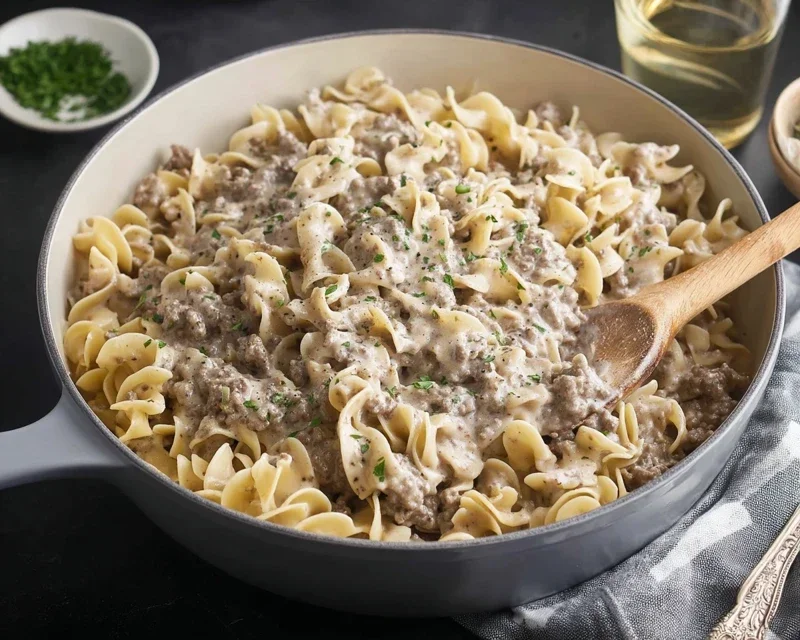 30-Minute Ground Beef Stroganoff