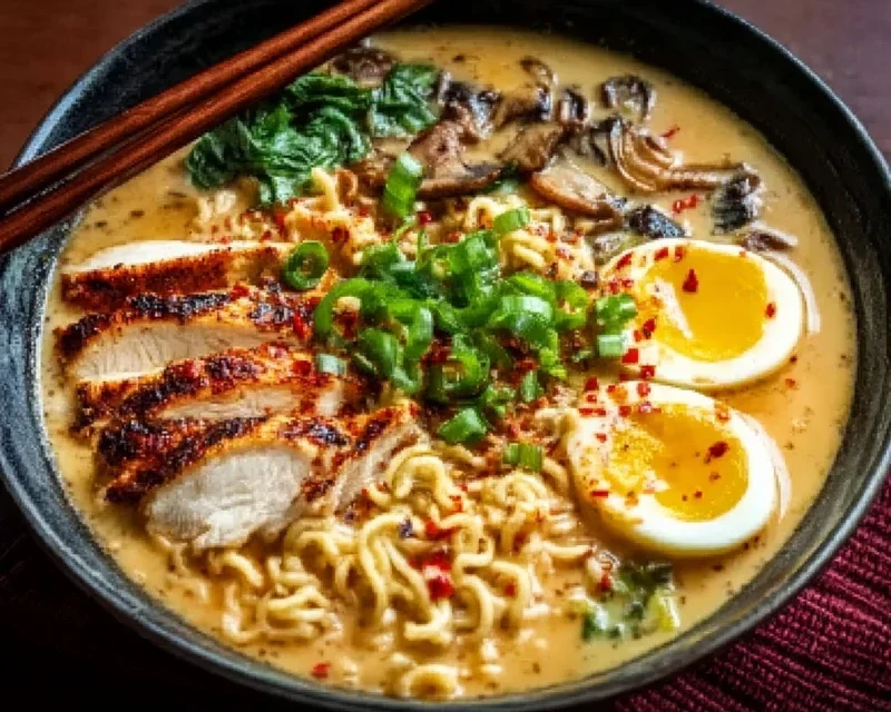 Creamy Garlic Chicken Ramen: An Incredible Ultimate Recipe