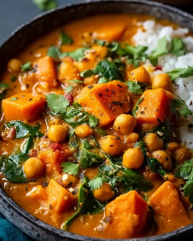 Sweet Potato and Chickpea Curry