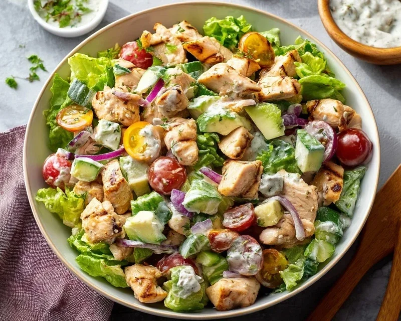 Healthy Ranch Chicken Salad