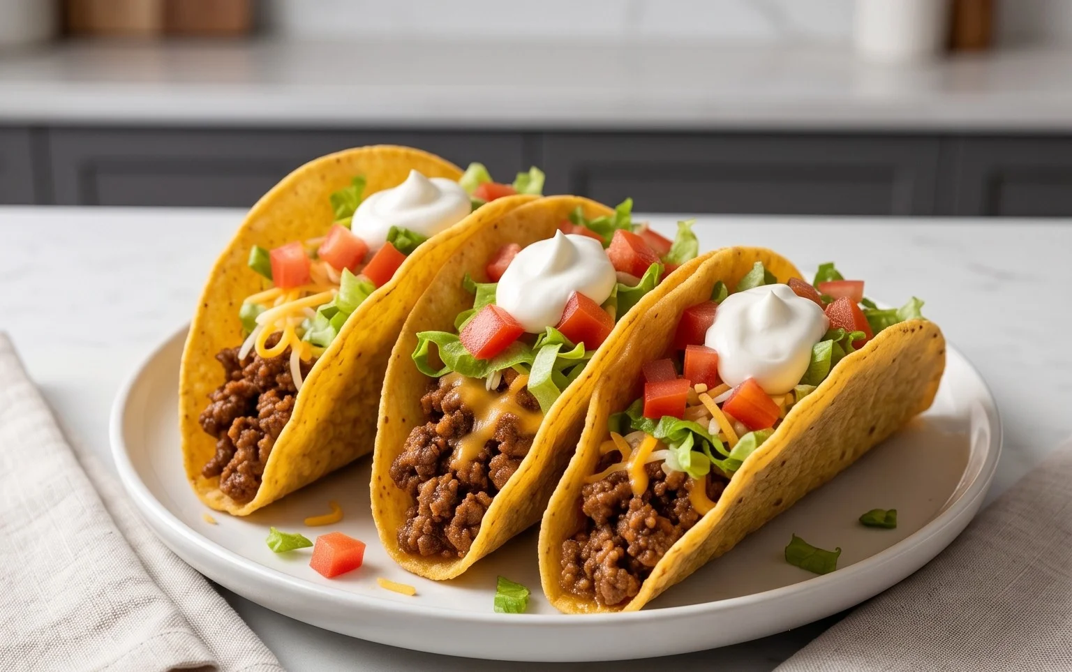 Crispy Ground Beef Tacos