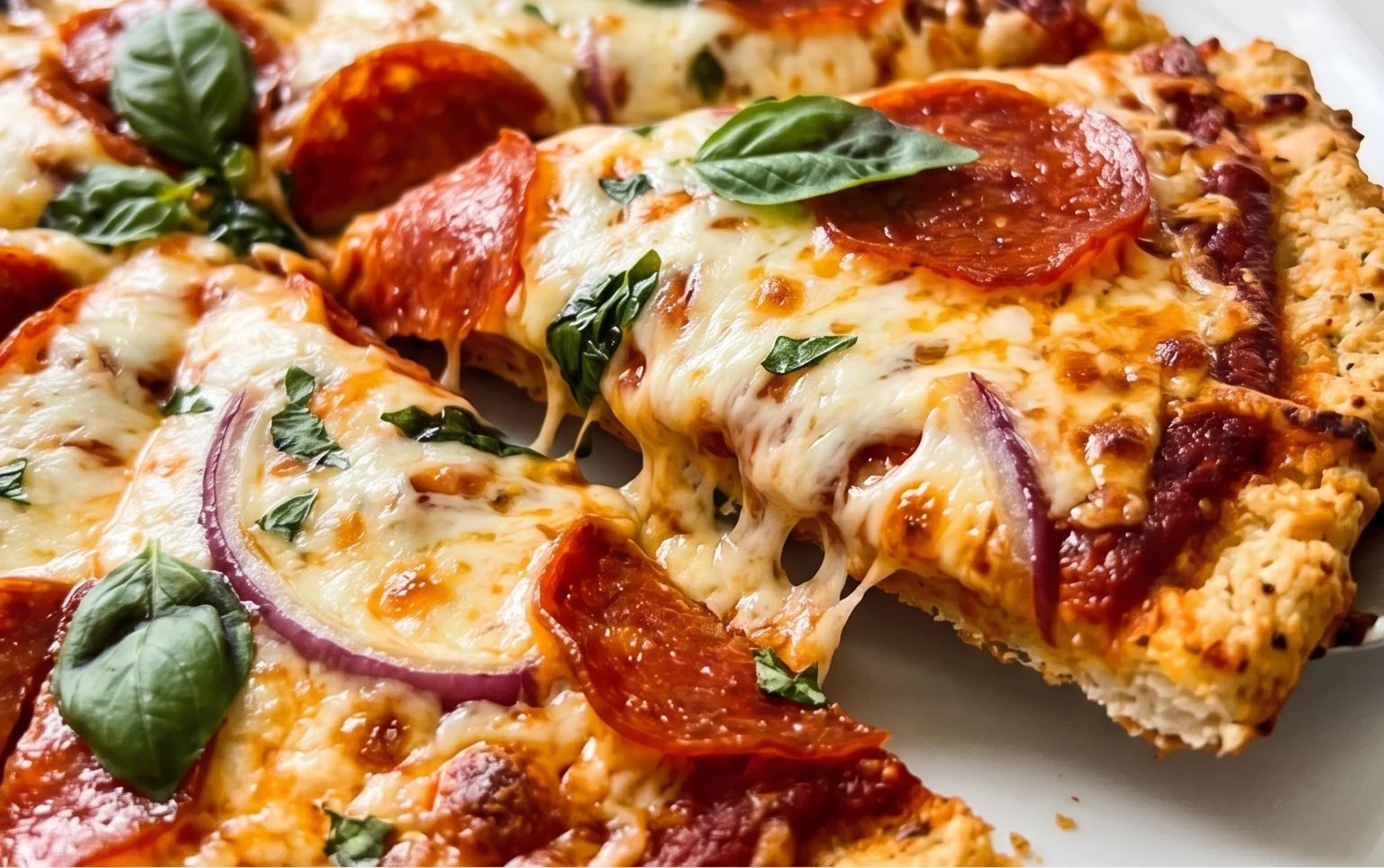 Chicken Crust Pizza (Low Carb + High Protein