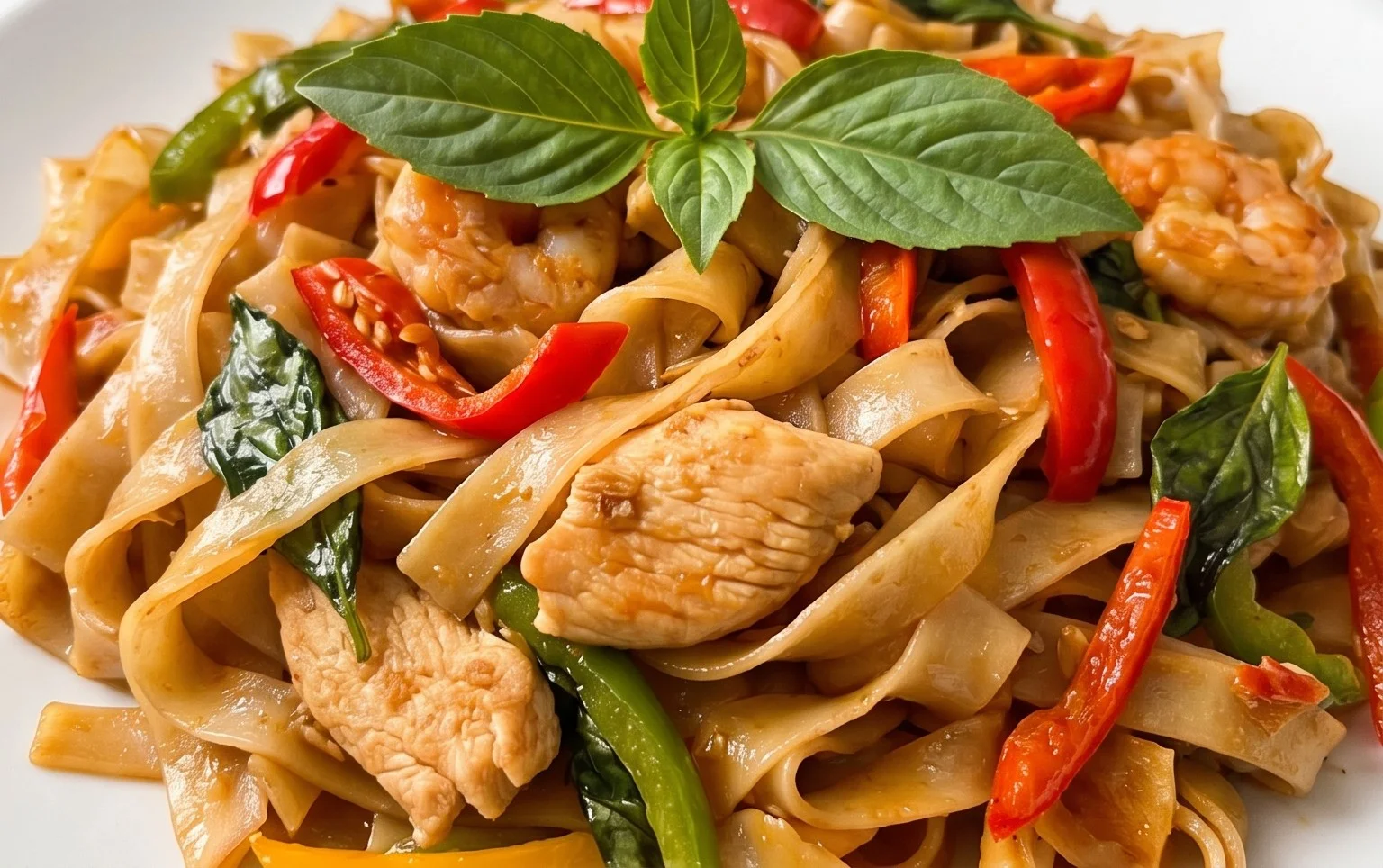 Drunken noodles
