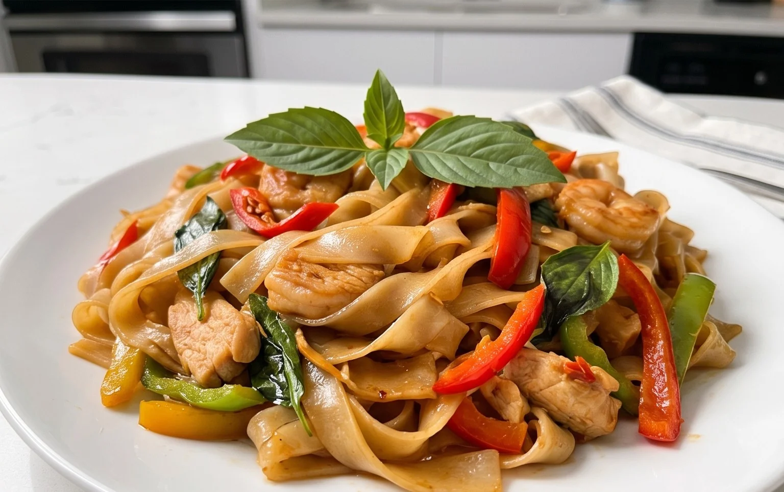 Drunken noodles