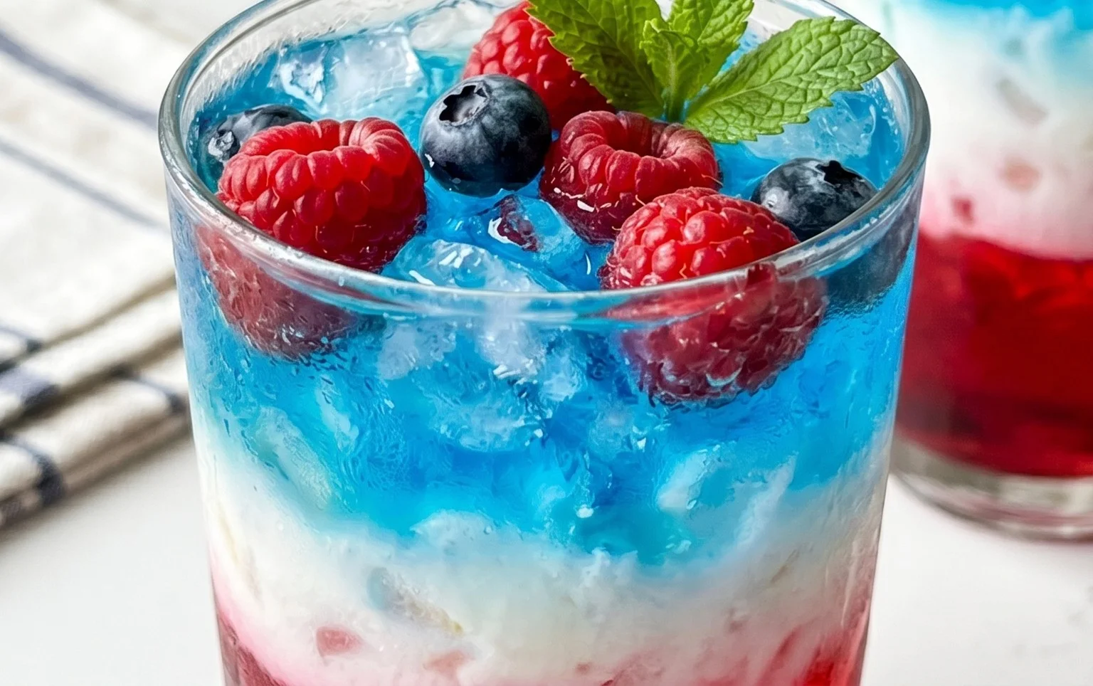 July 4th Layered Drinks Recipe