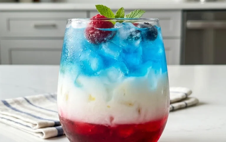 July 4th Layered Drinks Recipe