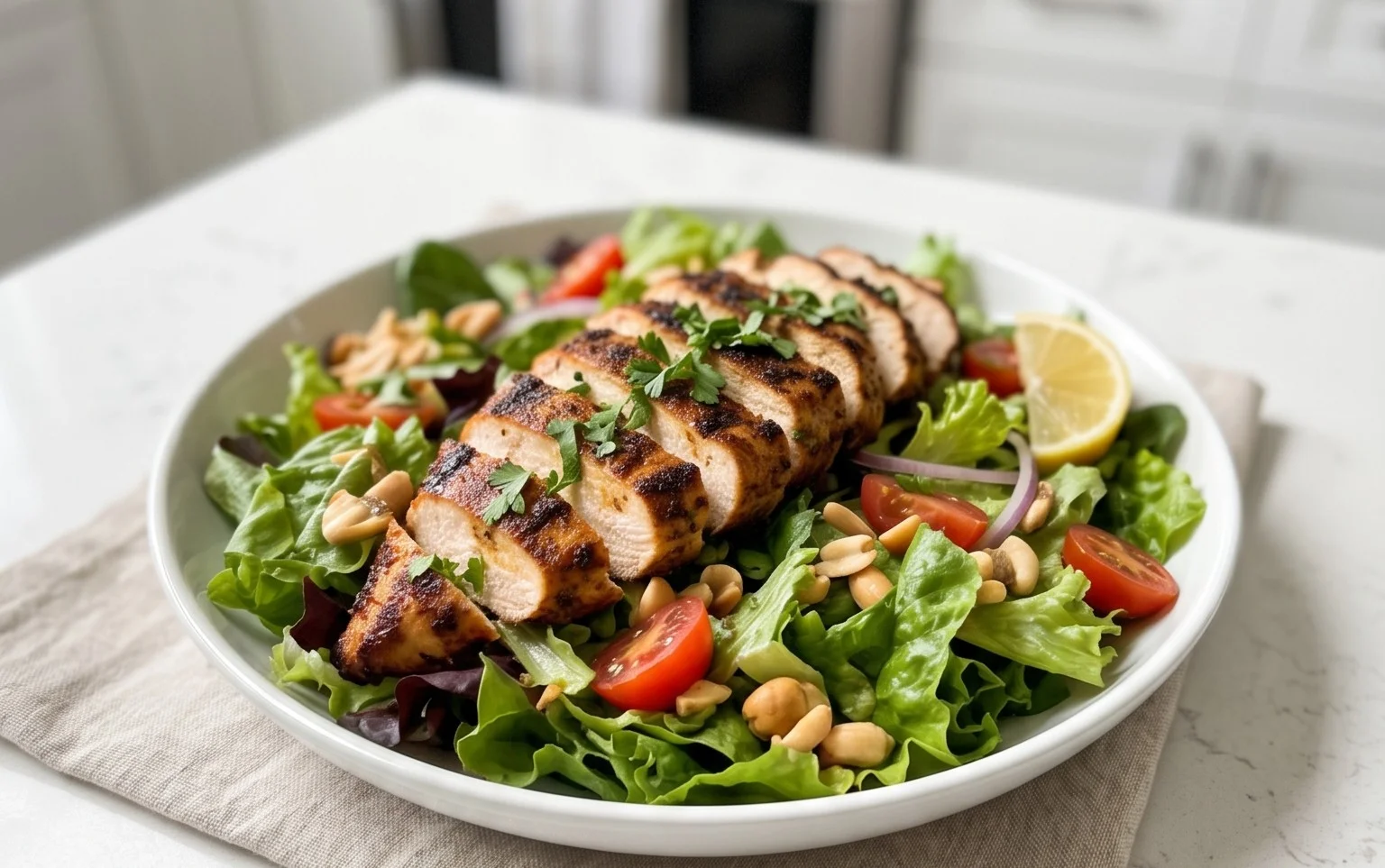 Peruvian Grilled Chicken Salad