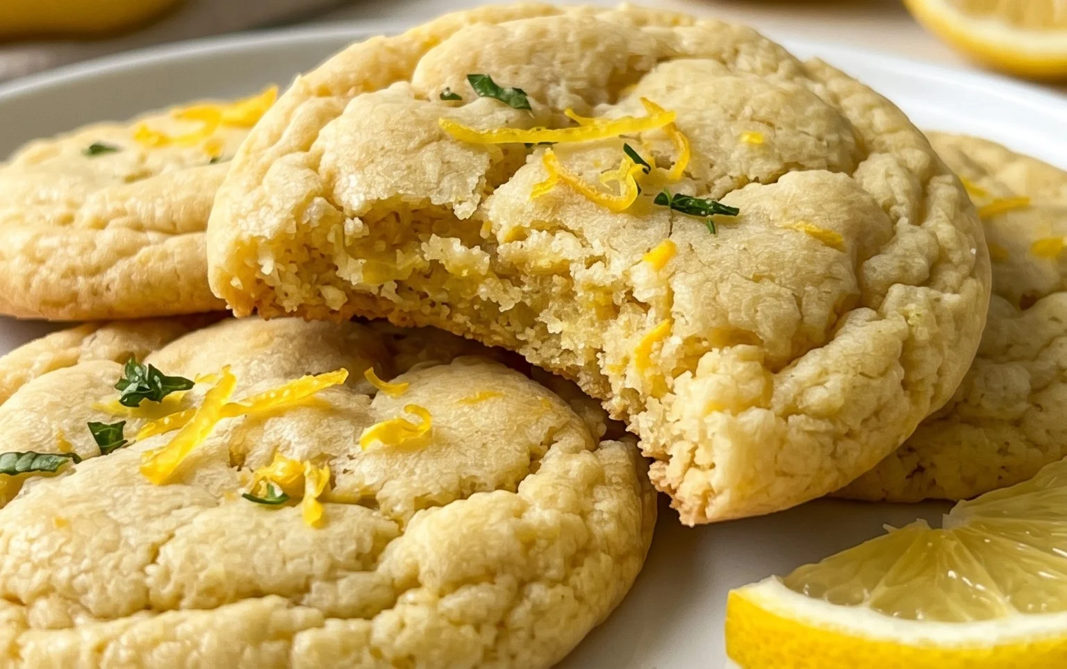 Soft & Chewy Lemon Cookies