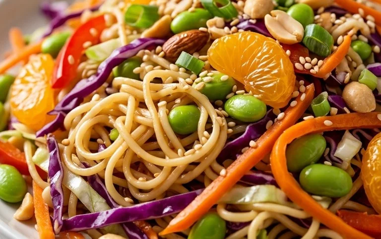 Crunchy Asian Ramen Noodle Salad Recipe