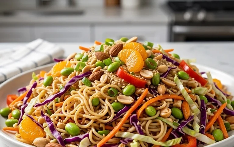 Crunchy Asian Ramen Noodle Salad Recipe