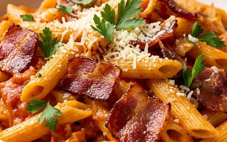 Beef Bacon Pasta