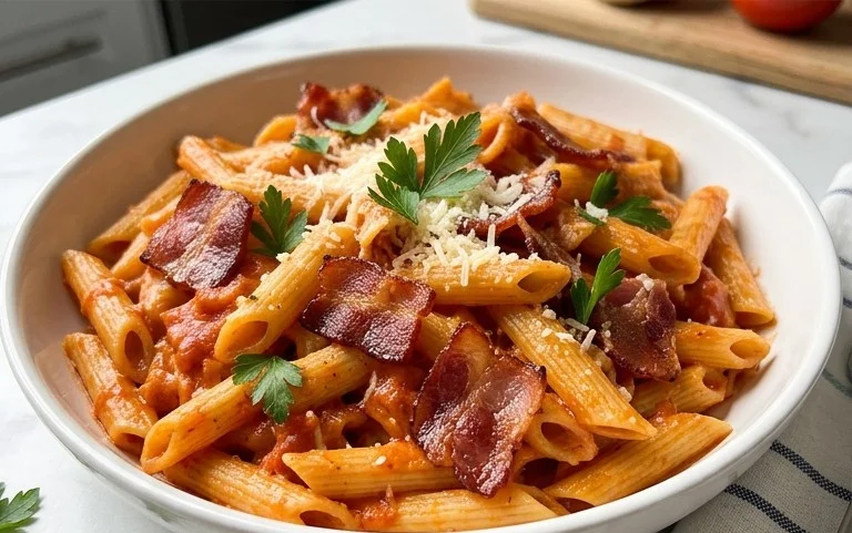 Beef Bacon Pasta