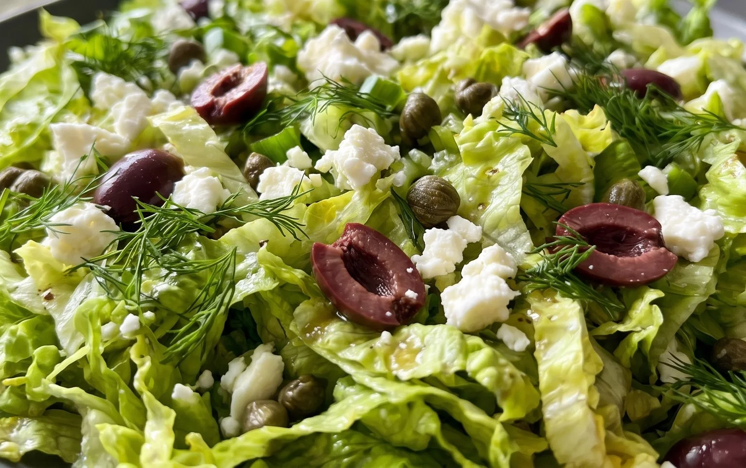 Maroulosalata (Greek Lettuce Salad)