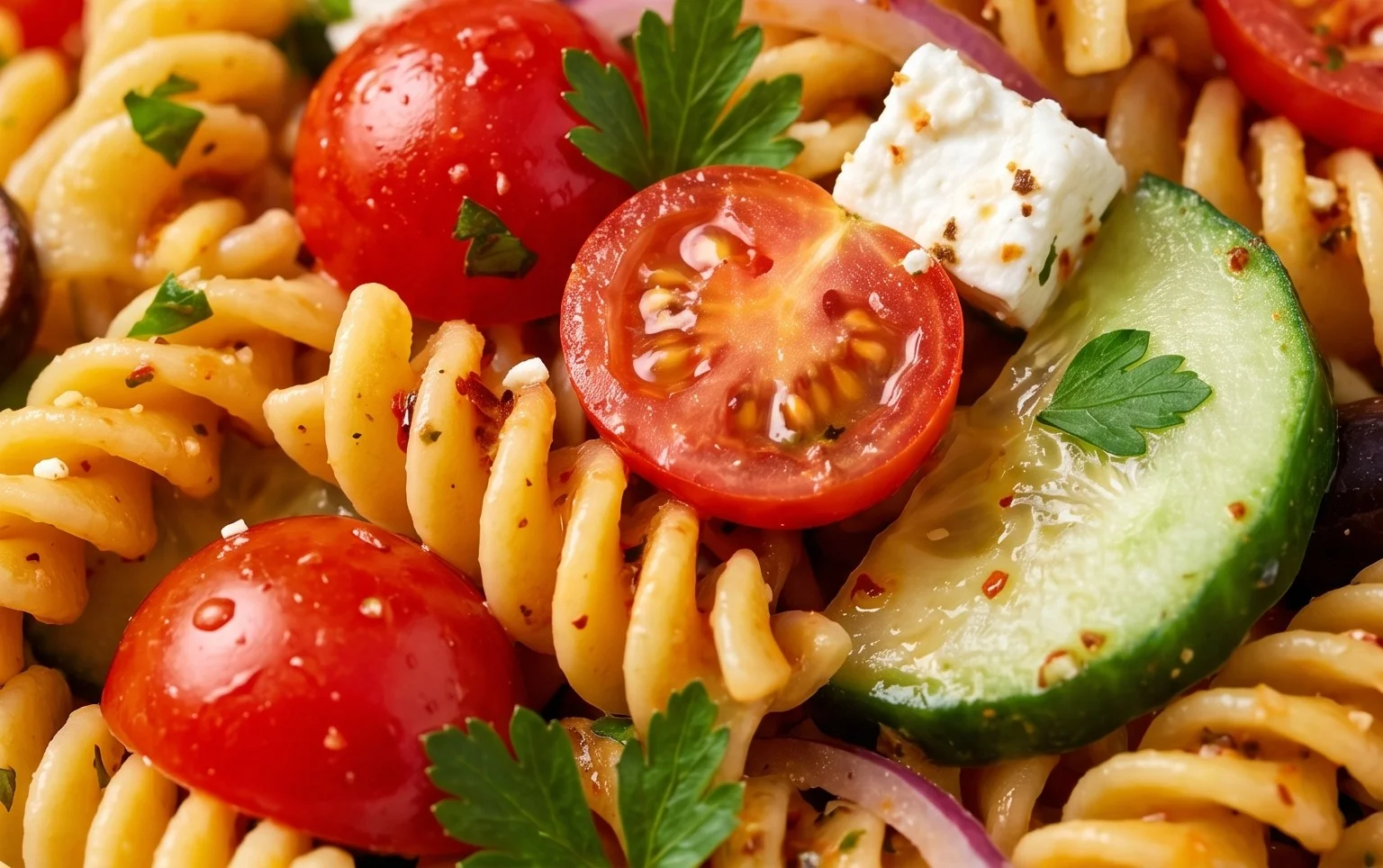 French Dressing Pasta Salad