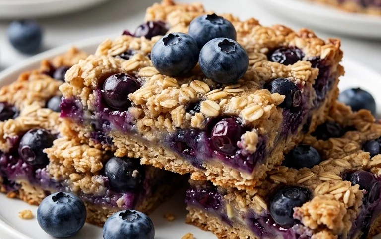 Blueberry Oatmeal Bars