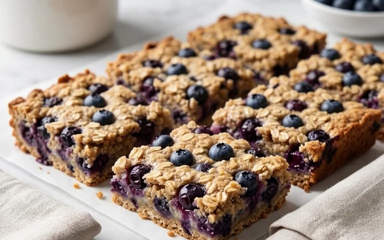 Blueberry Oatmeal Bars