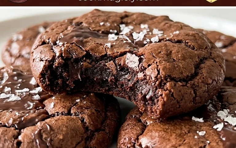 Salted Brownie Cookies