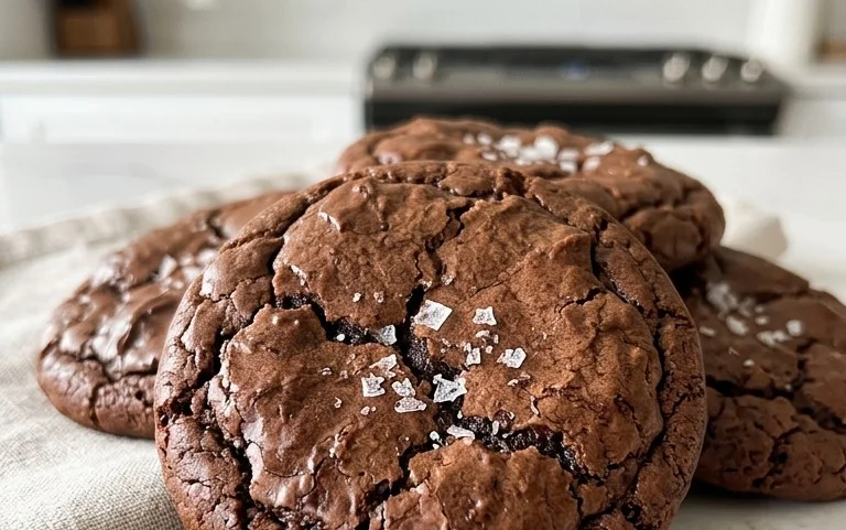 Salted Brownie Cookies