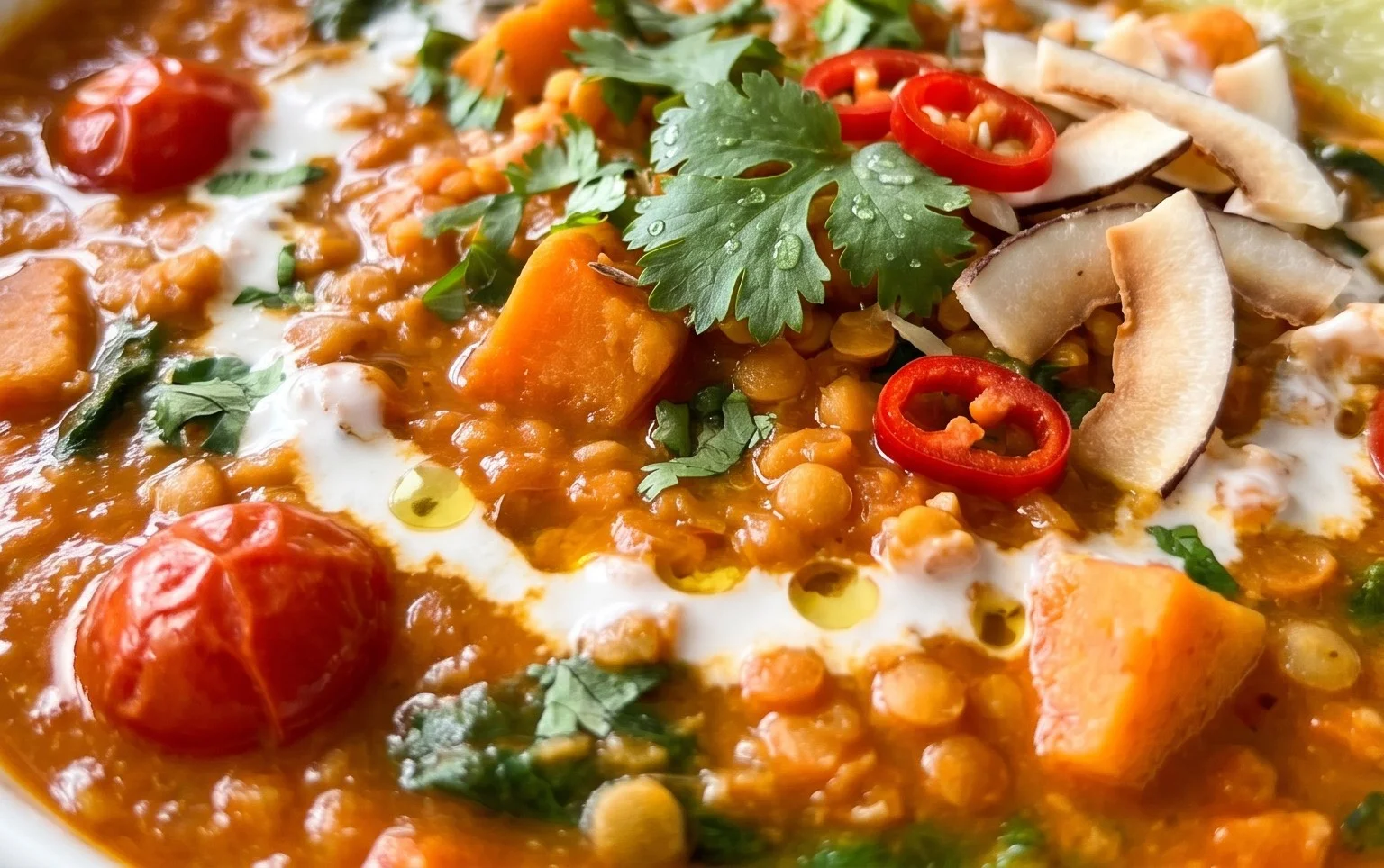 Spicy Red Lentil Curry