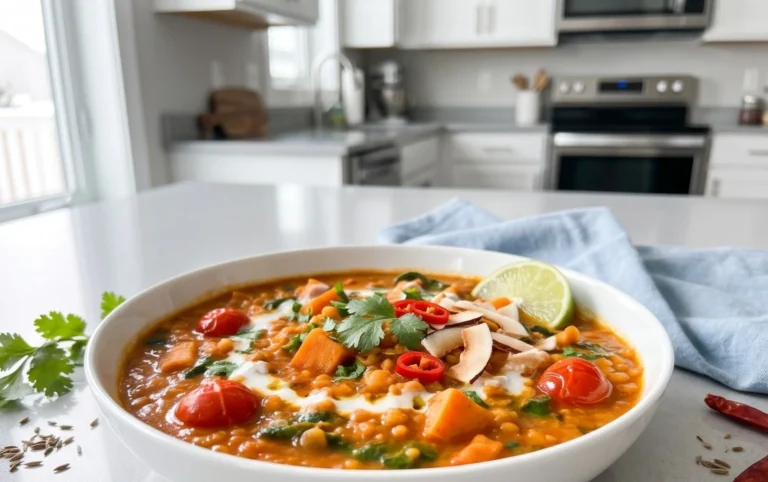 Spicy Red Lentil Curry