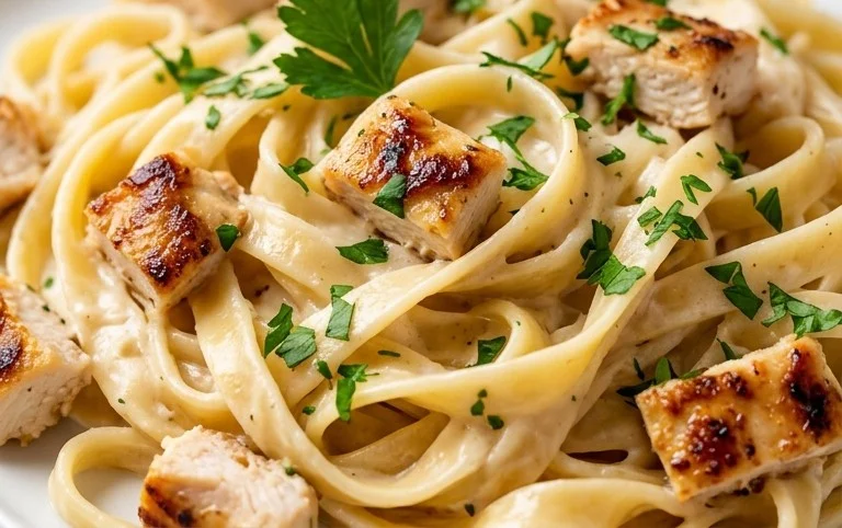 Low Calorie Chicken Alfredo