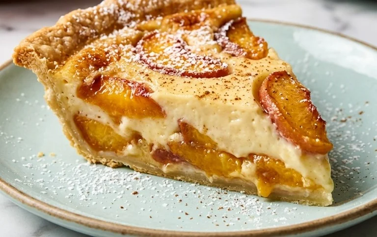 Peaches and Cream Pie